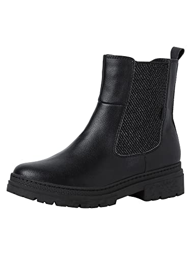 Jana Damen 8-8-25466-29-001 Stiefelette, Schwarz, 37 EU von Jana