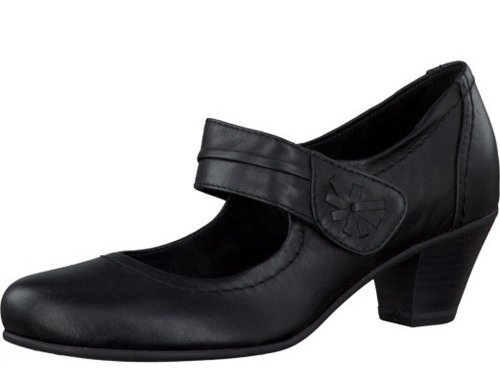 Jana Damen LUGA Slipper, Schwarz (Black 1), 37.5 EU von Jana