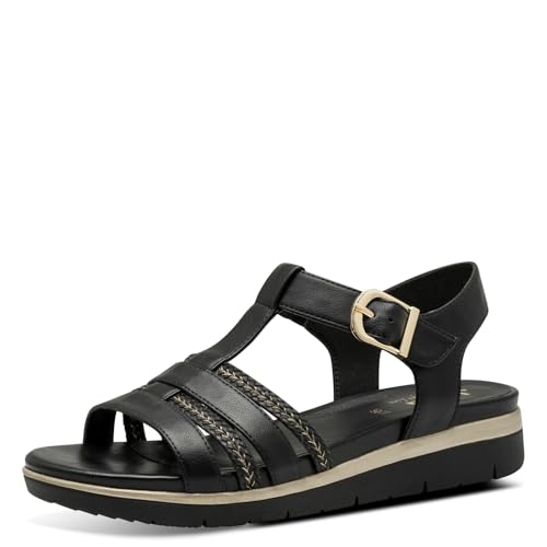 Jana Damen 8-28261-44 Sandalen, Schwarz, 40 EU von Jana