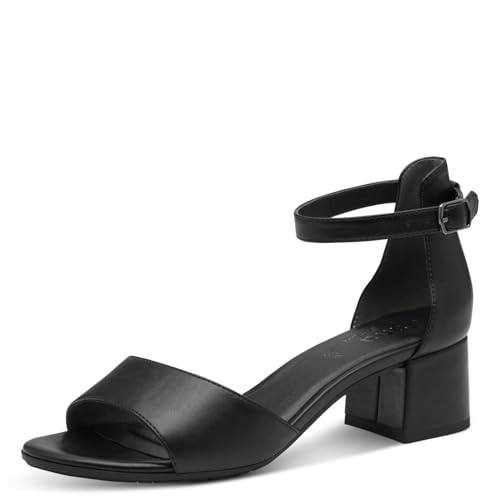 Jana Damen Sandalen mit Absatz Festlich Vegan, Schwarz (Black), 42 EU von Jana