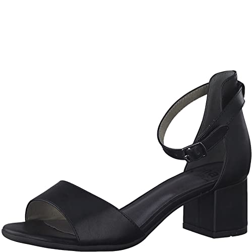 Jana Damen Sandalen mit Absatz Festlich Vegan, Schwarz 1 (Schwarz), 38 EU von Jana