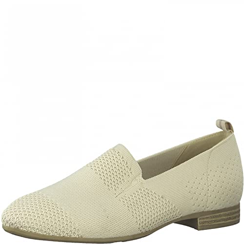 Jana Damen Slipper mit Strukturmuster Vegan, Beige 1 (Beige), 37 EU von Jana