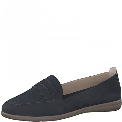 Jana Damen 8-8-24600-28 Hausschuh, Navy Nubuck, 39 EU von Jana