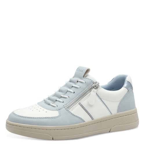 Jana Damen Sneaker flach Freizeit Vegan, Blau (Sky), 39 EU von Jana