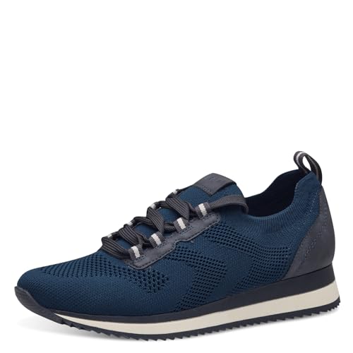 Jana Damen Sneaker flach Sportlich Vegan, Blau (Ocean), 38 EU von Jana