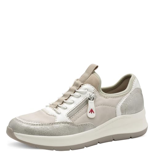 Jana Damen Sneaker flach mit Chunky-Sohle Vegan, Grau (Lt Grey), 39 EU von Jana