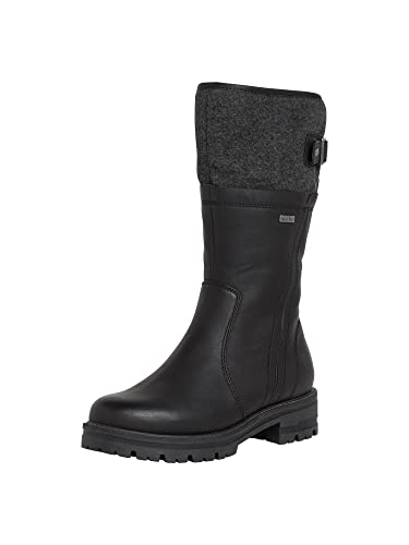 Jana Damen 8-8-26660-29-001 Kniehohe Stiefel, Schwarz, 37 EU von Jana