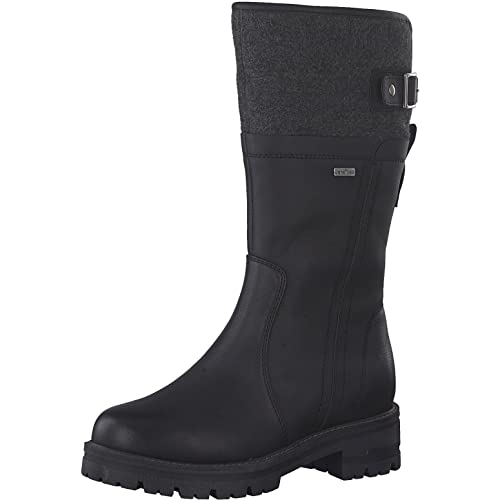 Jana Damen 8-8-26660-29-001 Kniehohe Stiefel, Schwarz, 39 EU von Jana