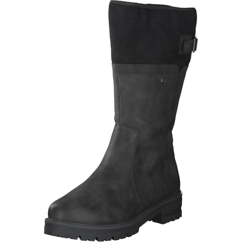 Jana Damen 8-8-26660-29-206 Kniehohe Stiefel, Graphite, 38 EU von Jana