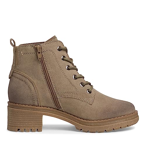 Jana Damen Stiefeletten zum Schnüren Wasserabweisend Vegan, Braun (Taupe), 39 EU von Jana