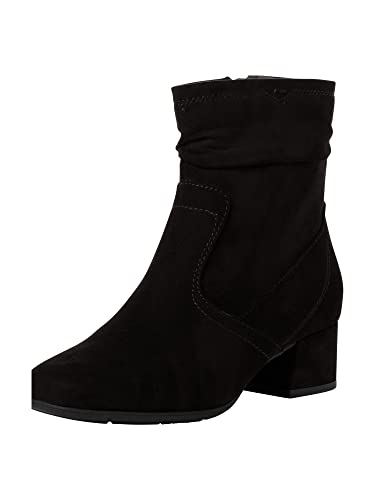 Jana Damen Stiefelette 8-8-25369-29 001 H-Weite klassische Boots Schuhe mit Reißverschluss weite Schuhweite bequem von Jana