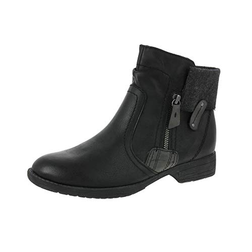Jana Damen Stiefeletten 8-8-25464-21/001 schwarz 493510 von Jana