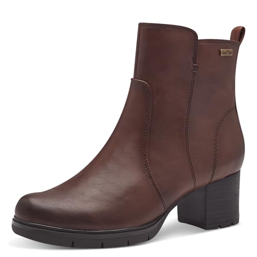 Jana Damen Stiefeletten mit Absatz Wasserabweisend Vegan, Braun (Cognac), 37 EU von Jana