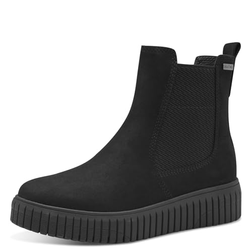 Jana Damen Stiefeletten ohne Absatz Wasserabweisend Vegan, Schwarz (Schwarz), 38 EU von Jana