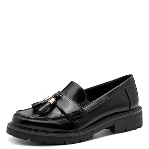 Jana Damen 8-24769-45 Loafer, Black, 39 EU von Jana