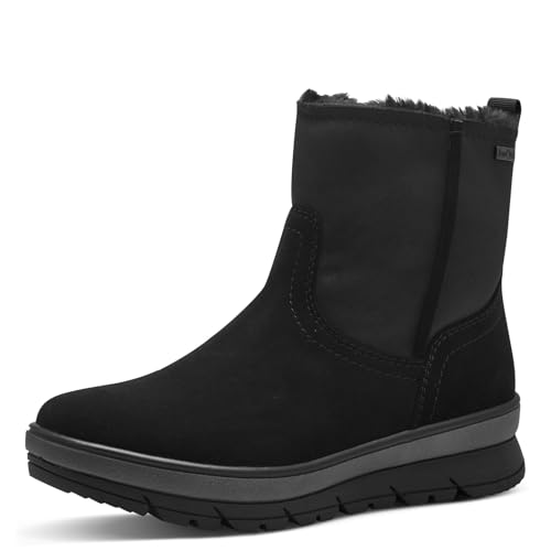 Jana Damen Winterstiefel ohne Absatz Wasserabweisend Vegan, Schwarz (Schwarz), 37 EU von Jana