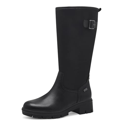 Jana Damen Winterstiefel ohne Absatz Wasserabweisend Vegan, Schwarz (Schwarz), 39 EU von Jana