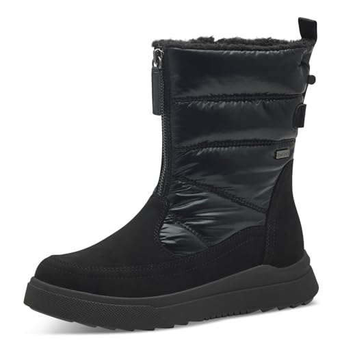 Jana Damen Winterstiefel ohne Absatz Wasserabweisend Vegan, Schwarz (Schwarz), 41 EU von Jana