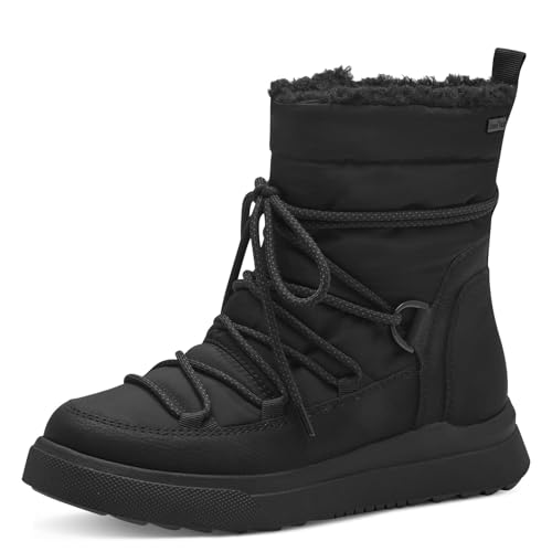 Jana Damen Winterstiefeletten zum Schnüren Wasserabweisend Vegan, Schwarz (Schwarz), 38 EU von Jana