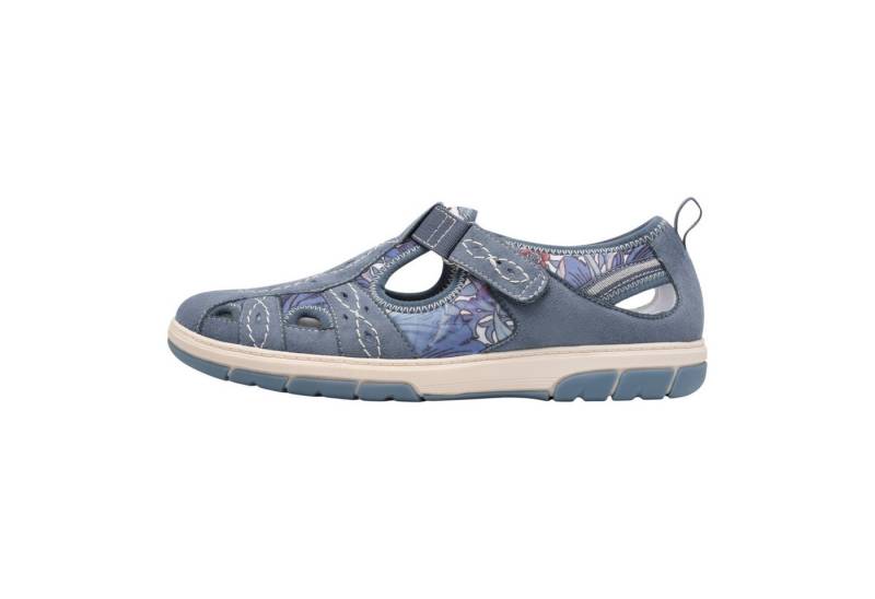 Jana Jana Damen Klettschuh 8-23671-44-802 denim blau Slipper von Jana