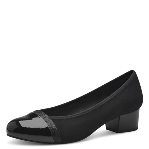 Jana Damen Pumps Kleiner Absatz Elegant Weite H Mehrweite, Schwarz (Black), 40 EU von Jana