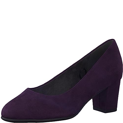 Jana Damen Pumps mit Blockabsatz Vegan, Violett (Purple), 39 EU von Jana