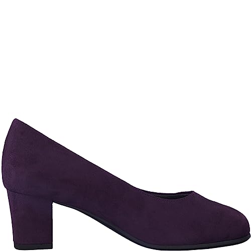 Jana Damen Pumps mit Blockabsatz Vegan, Violett (Purple), 40 EU von Jana