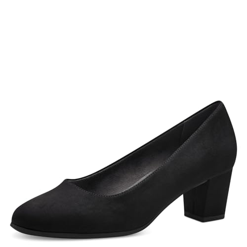 Jana Damen Pumps mit Blockabsatz Vegan, Schwarz (Schwarz), 36 EU von Jana