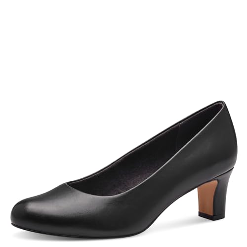 Jana Damen Pumps Elegant Kleiner Absatz Weite H Mehrweite, Schwarz (Black), 39 EU von Jana