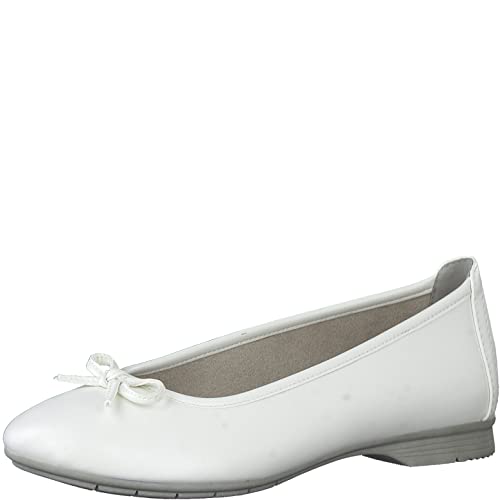 Jana Softline Damen 8-8-22163-20 Ballerinas, White, 36 EU von Jana