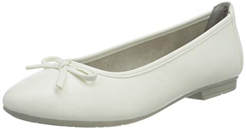 Jana Softline Damen 8-8-22163-26 100 Ballerinas, Weiß, 38 EU von Jana