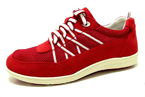Jana Softline Damen 8-8-23660-24 Sneaker, Rot (Red 500), 36 EU Weit von Jana