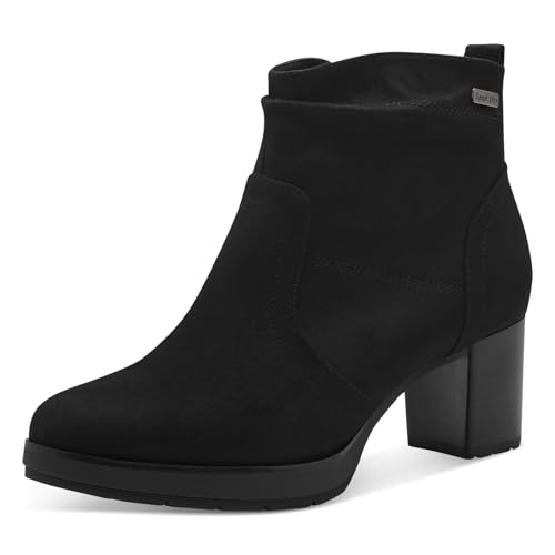 Jana Damen Stiefeletten mit Absatz Wasserabweisend Vegan, Schwarz (Schwarz), 36 EU von Jana