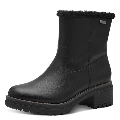 Jana Damen Winterstiefel mit Absatz Wasserabweisend Vegan, Schwarz (Schwarz), 40 EU von Jana