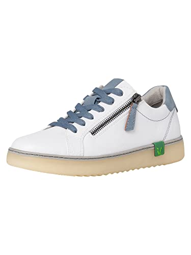 Jana Vegan Damen Sneaker 8-8-23780-28 185 Relax fit Freizeit Schuhe im klassischen Style mit weiter Schuhweite Schnürer von Jana