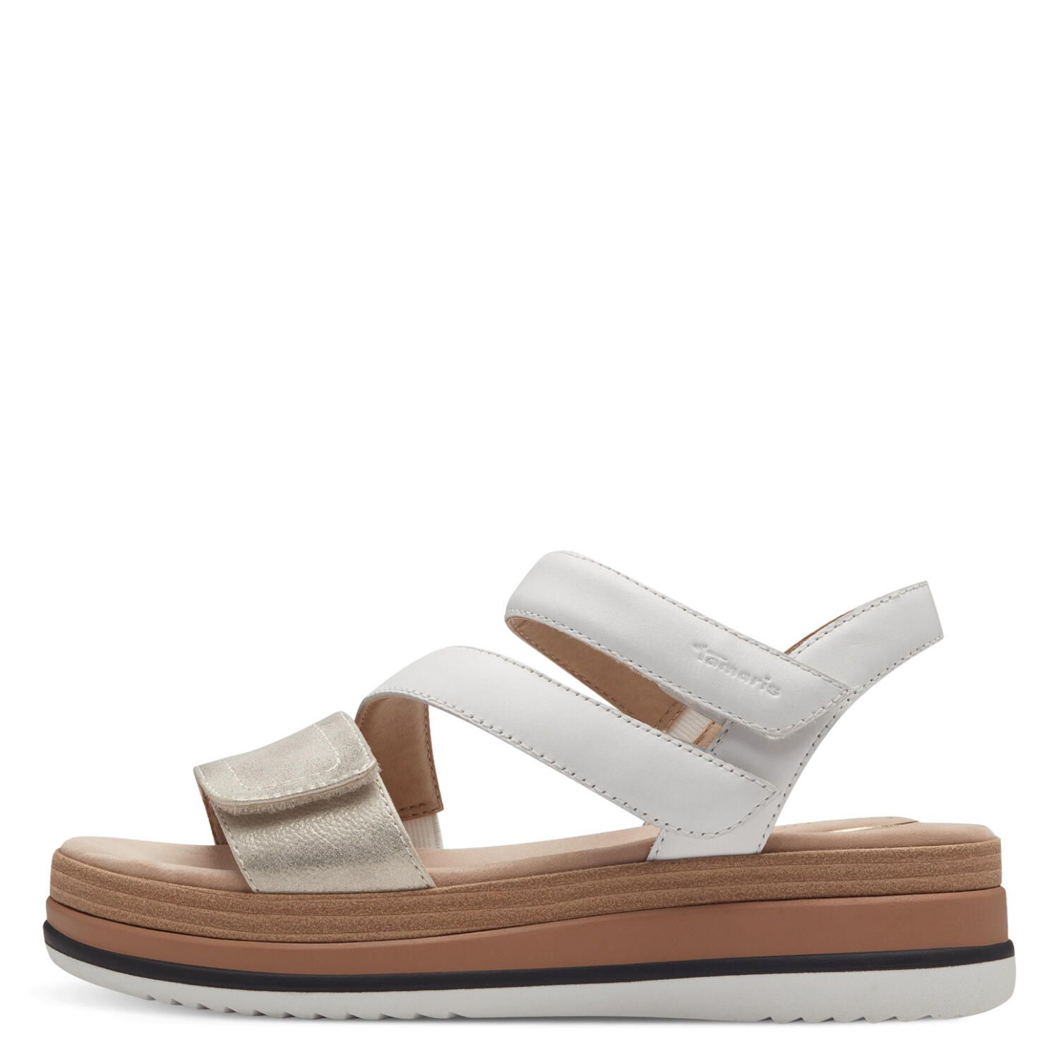 Women Sandals WHITE COMB - Gr. - 38 von Jana