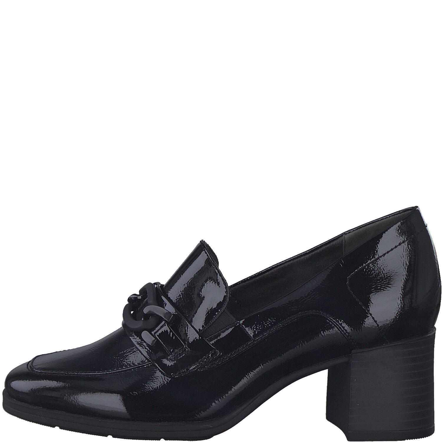 Women Slip-on BLACK PATENT - Gr. - 40 von Jana