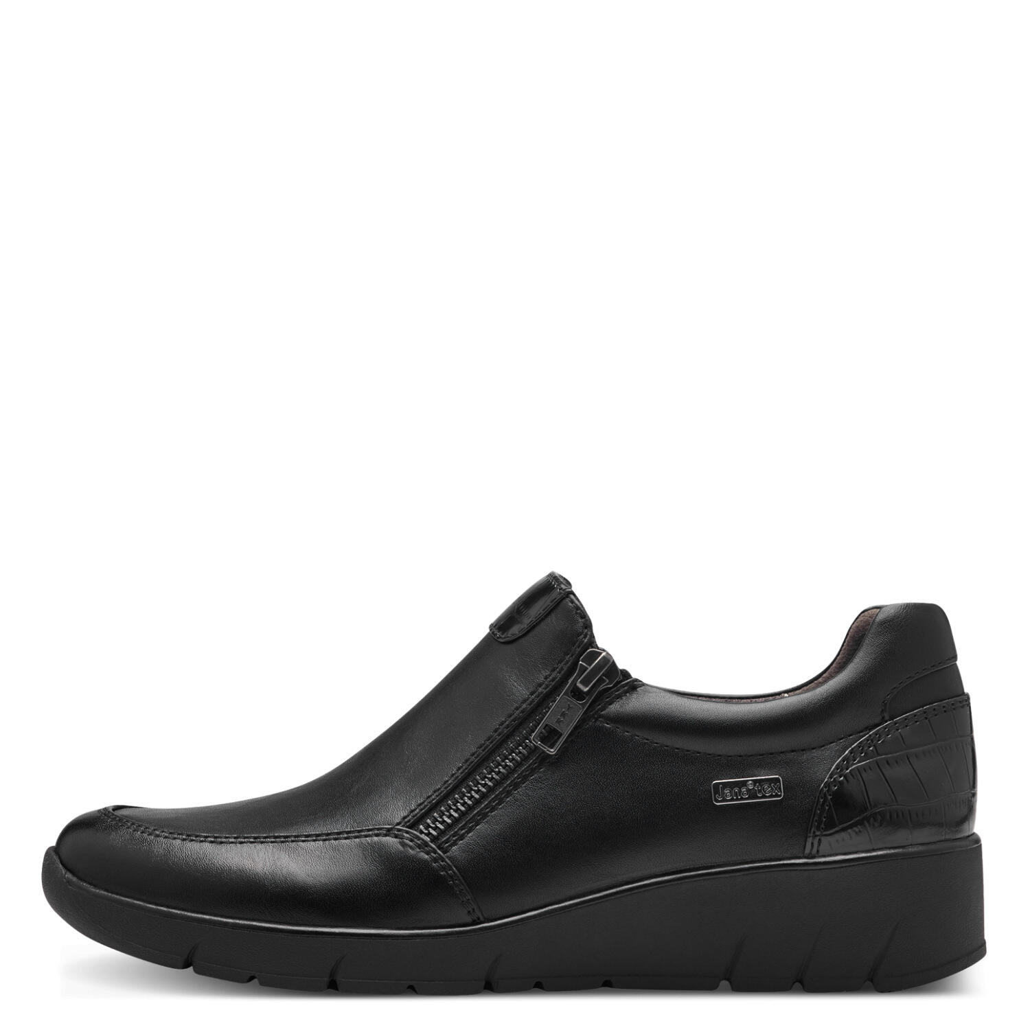 Women Slip-on BLACK SNAKE - Gr. - 42 von Jana