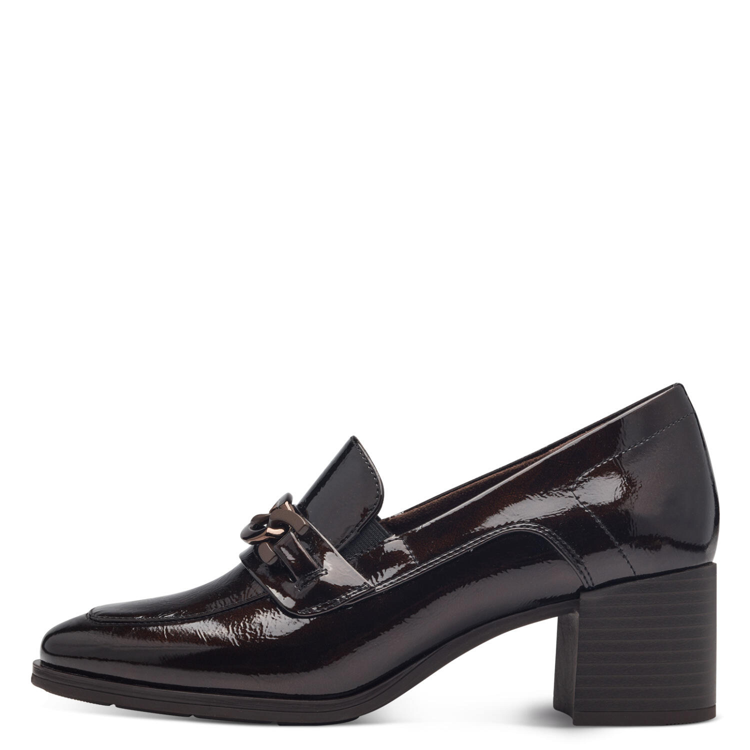 Women Slip-on BRONZE PATENT - Gr. - 36 von Jana