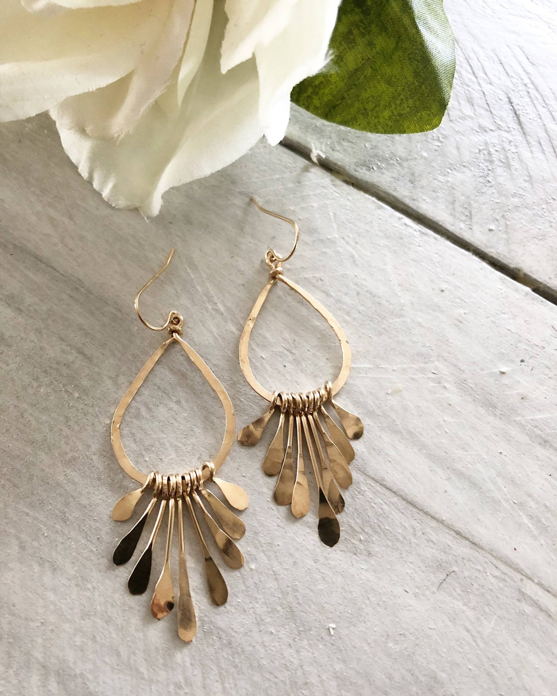 Gold Boho Ohrring Aus 14K Gold Filled Gold Boho Ohrring Aus 14K Gold Filled von Janaluxe