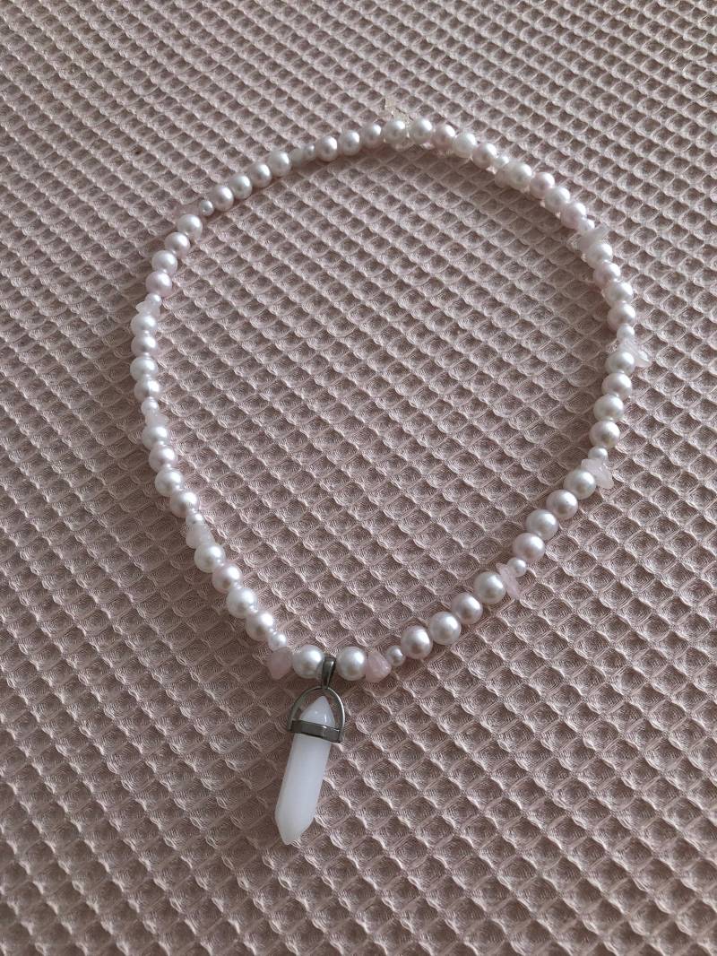 Clear Quartz Necklace Clear Quartz Necklace von JanasAdorableJewelry
