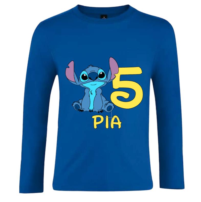 stitch Geburtstags-Shirt | Personalisiert Mit Namen & Zahl von JanasWerkstatt