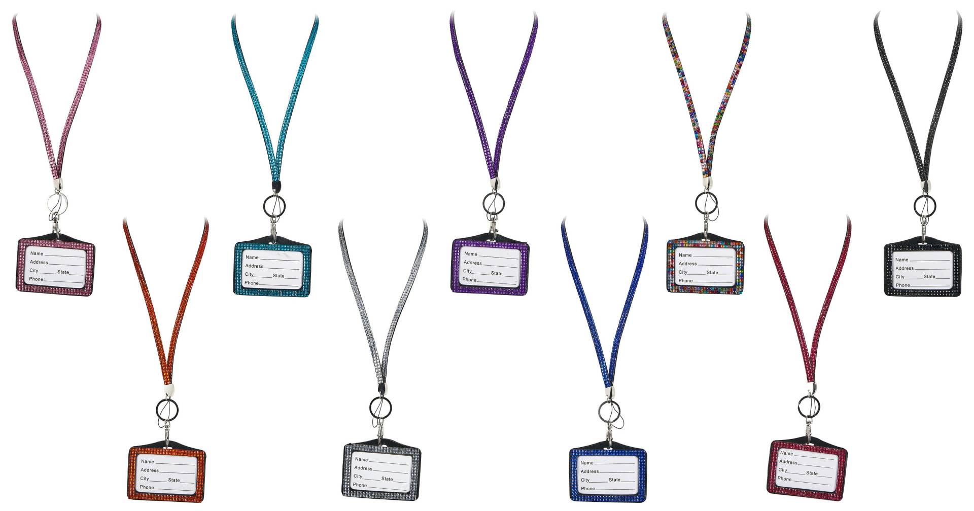 strass Bling Kristall Horizontale Id Ausweisinhaber - Schlüsselband Separat Erhältlich strass Bling Kristall Horizontale Id Ausweisinhaber - Schlüsselband Separat Erhältlich von JandSProductsCo