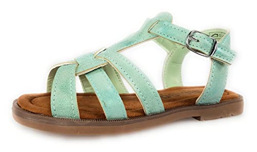 Indigo Mädchen Schuhe 482-384 bequeme Sommer Freizeit Sandalen Mint Klett (eu_footwear_size_system, little_kid, numeric, medium, numeric_30) von JANE KLAIN