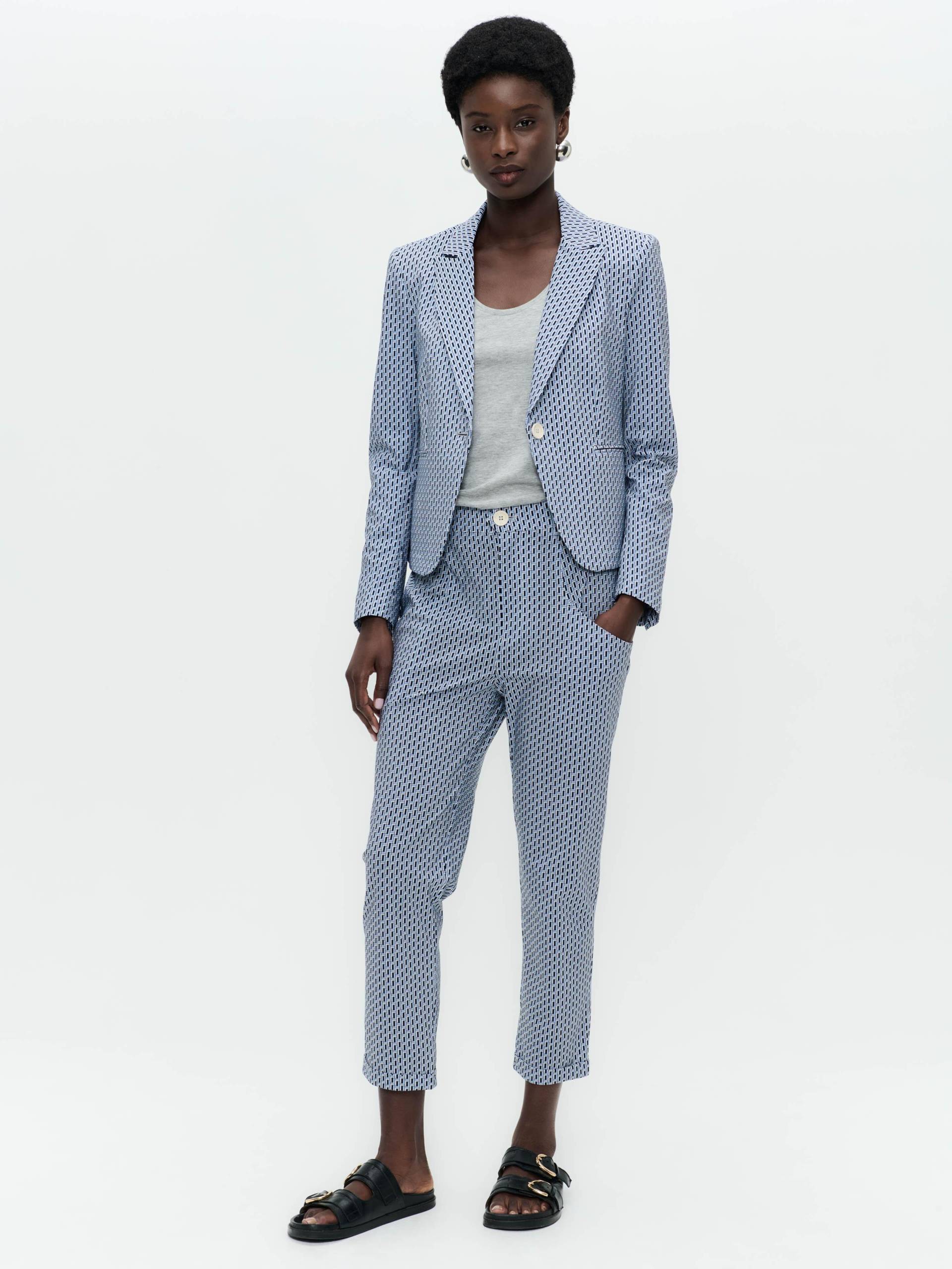 Jane Lushka - Elvira blazer technical jersey blue melange - Gr. - S von Jane Lushka