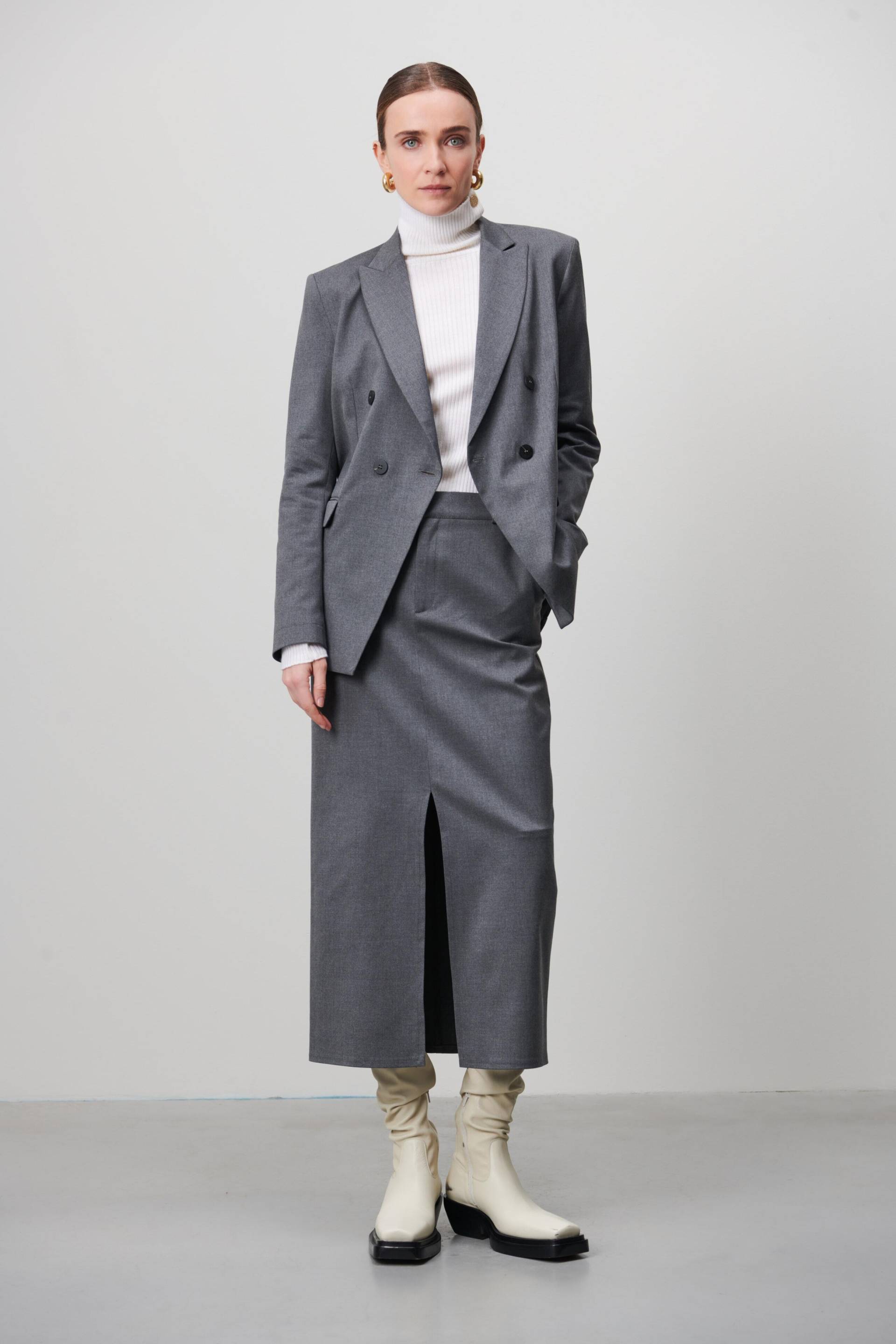 Jane Lushka - Greet Blazer dark grey - Gr. - M von Jane Lushka