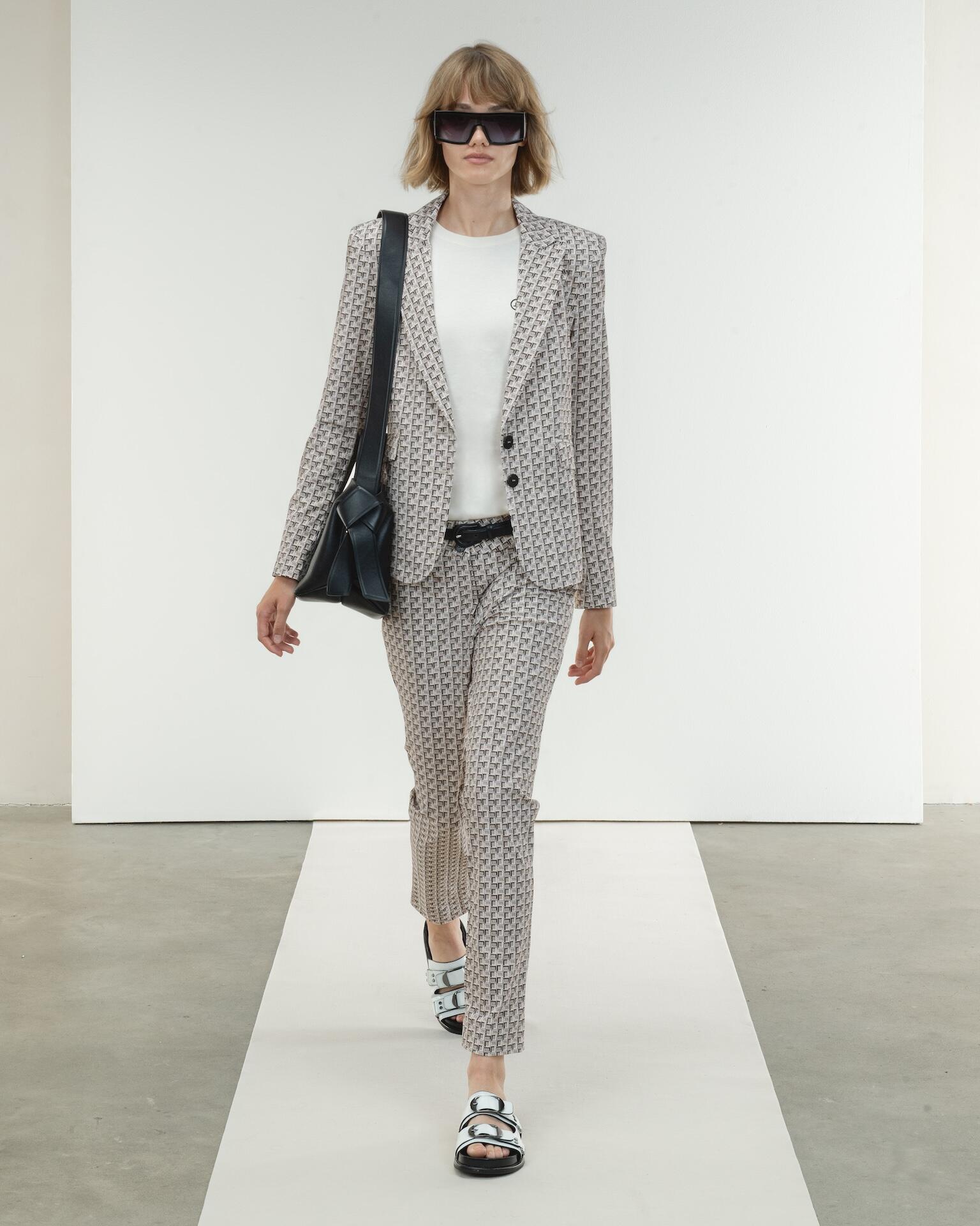 Jane Lushka - Hanna Blazer Technical Jersey pudra melange - Gr. - S von Jane Lushka