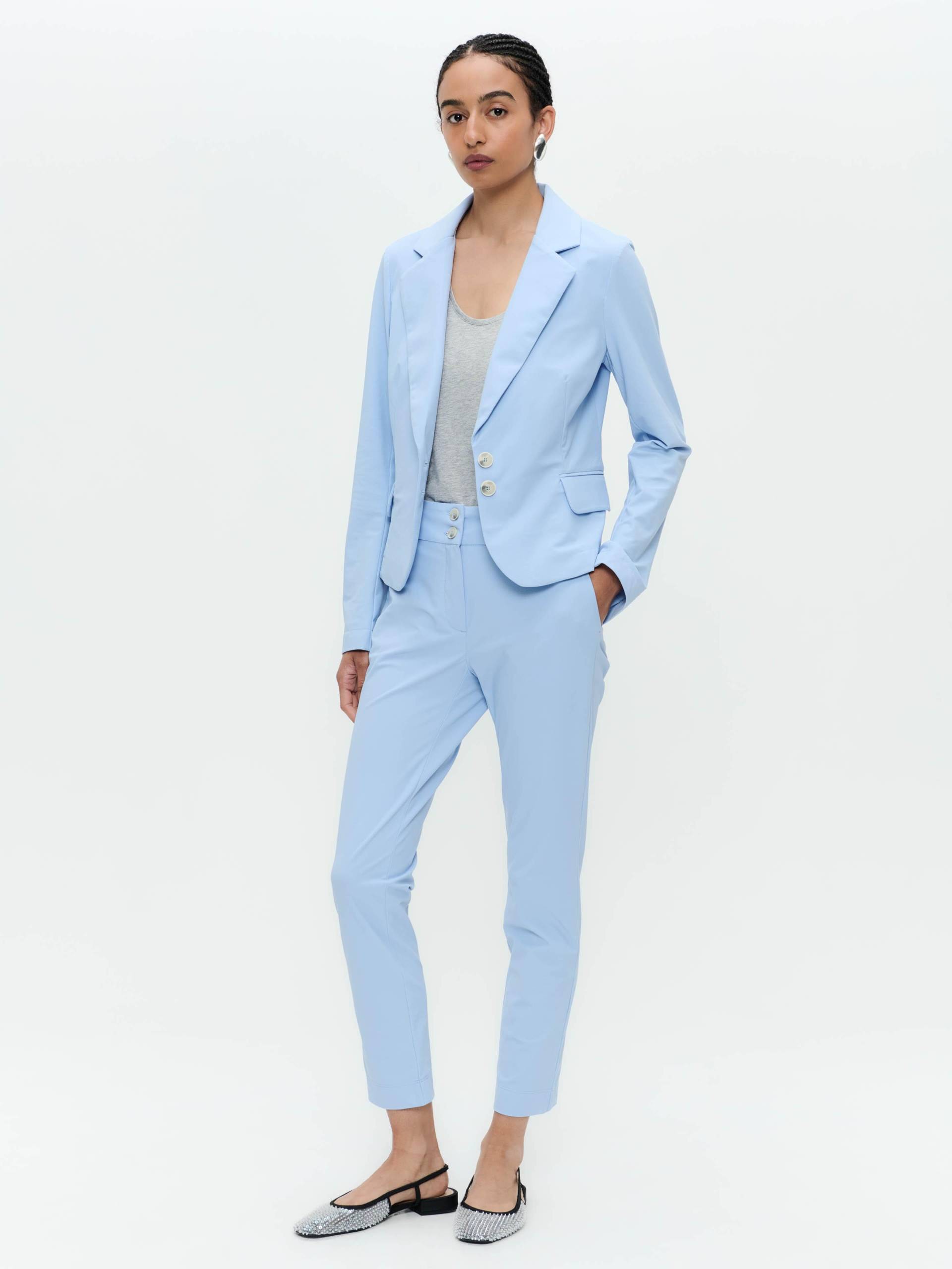 Jane Lushka - Solomon blazer technical jersey mid blue - Gr. - XS von Jane Lushka