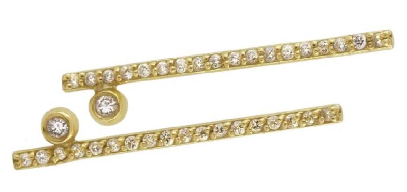 Punkt & Linie Ohrringe-Diamanten in 18K Gold, 14K Gold Oder Silber. Inspirierend Freudige Schmuck, Führung, Selbstwertgefühl, Spaß Symbolik von JaneAGordon
