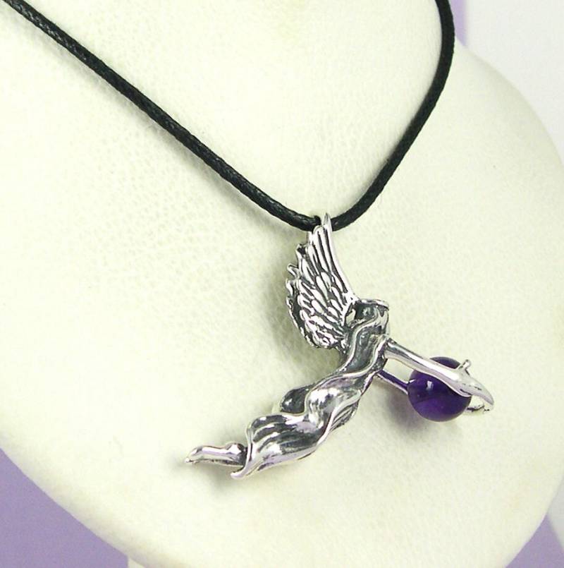 Engel Anhänger Mit Edelstein Iii von JaneIrisDesigns